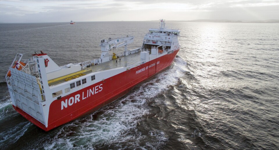 'Kvitbjørn'. Foto: Nor Lines/Rolls-Royce
