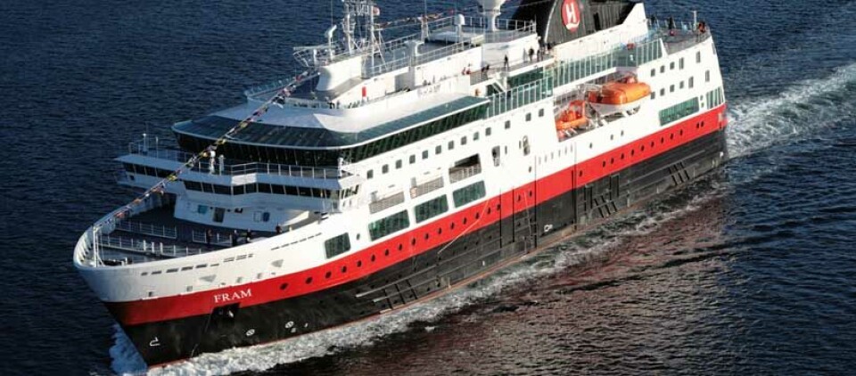 M/S “Fram” er et spennende konsept for Hurtigruten. At hun også frakter oljelenser i fall uhellet skulle være ute, er noe også andre hurtigruteskip kan gjøre.