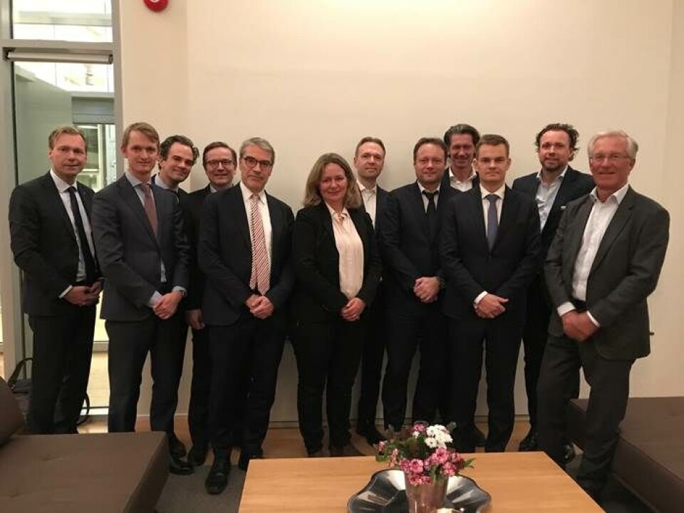 Fra stiftelsesmøtet for Nordic Offshore & Maritime Arbitration- NOMA