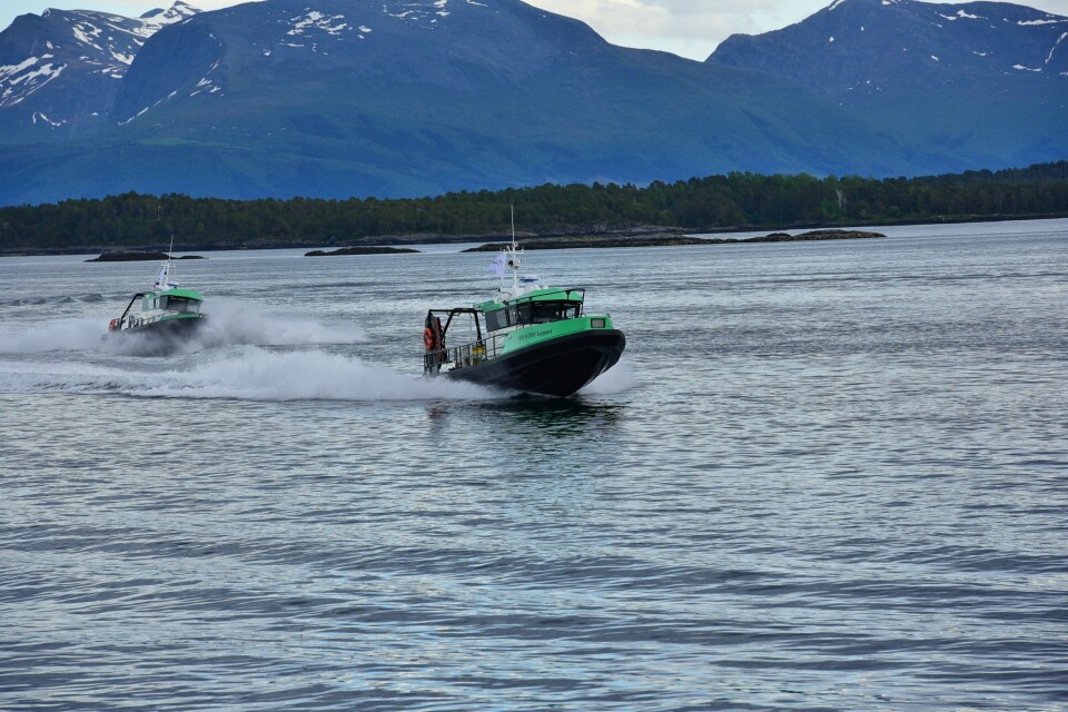 Begge fartøyene i aksjon hos FSV Group. Foto: FSV Group
