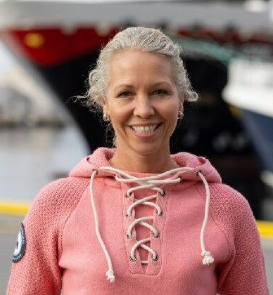 Hedda Felin, administrerende direktør i Hurtigruten Norge. Foto: Espen Mills / Hurtigruten Norge