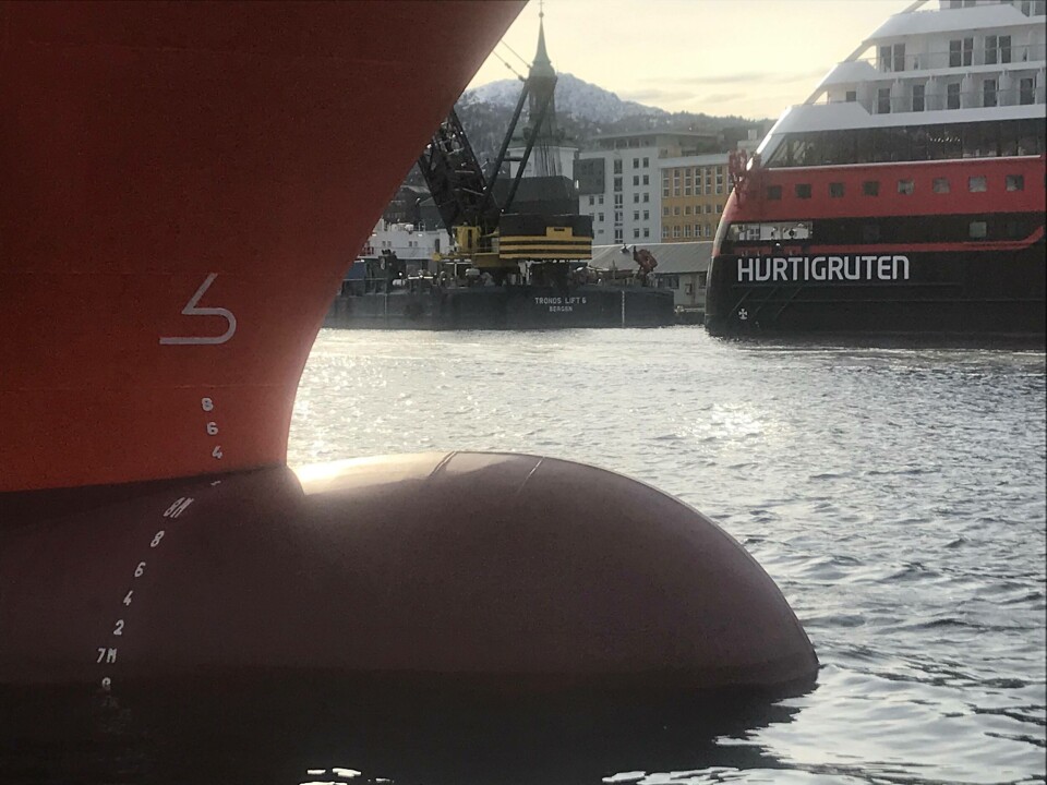 Hurtigruten permitterer 120 ansatte. Foto: Sigbjørn Larsen
