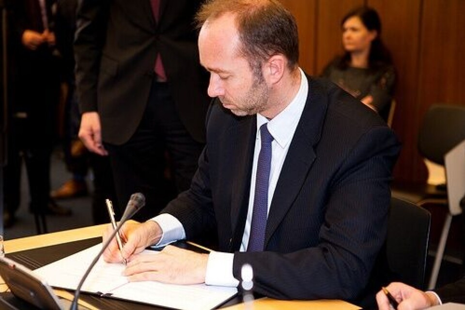 Nærings- og Handelsminister Trond Giske