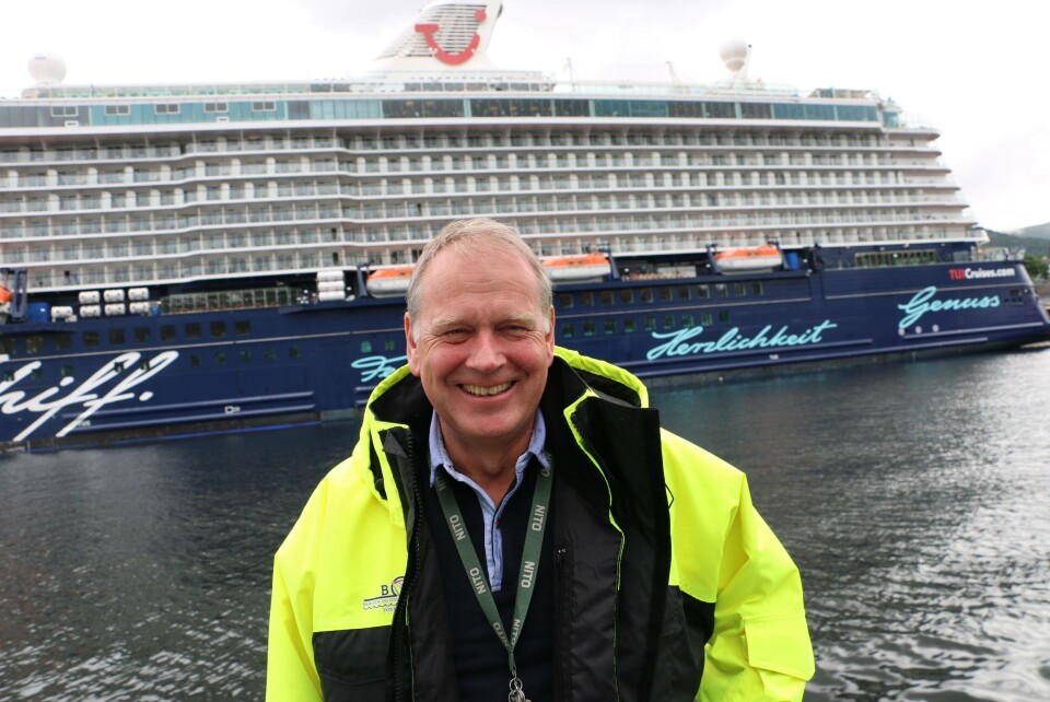 Andreas Dyrdal er seksjonsleder for driftsavdelingen i Bergen og Omland havnevesen. Foto: Vibeke Blich