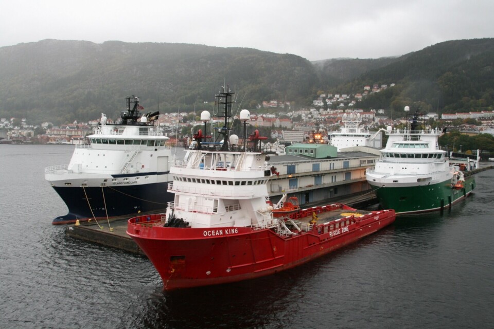 En travel dag på Skolten i Bergen. Foto Asle Strønen
