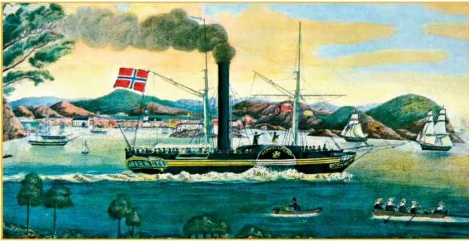 Norges første dampskip
