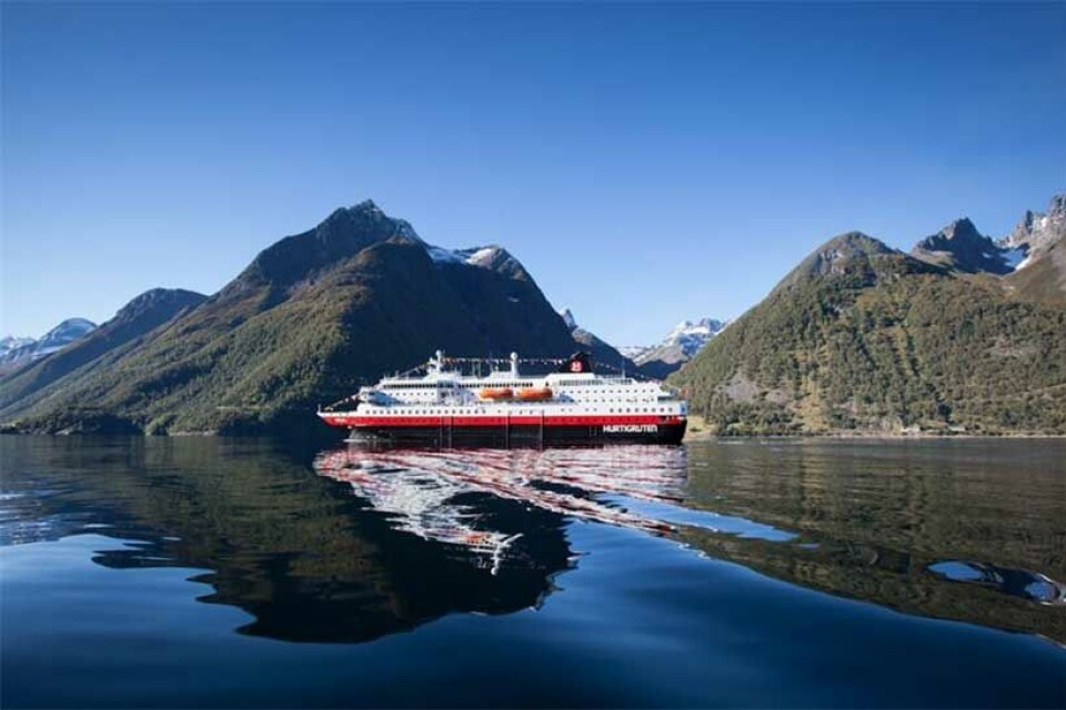 Illustrasjonfoto. MS Nordlys i Hjørundfjorden. Foto: Carsten Pedersen