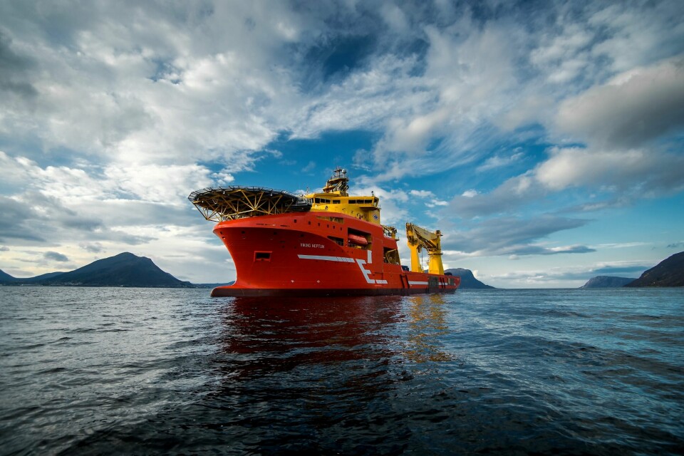 I 2021 ble Eidesvik med DEME om salg av «Viking Neptun». Foto: Eidesvik Offshore