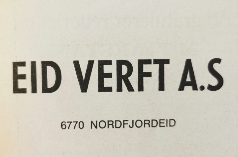 Annonse i Skipsrevyen nr. 2/1971