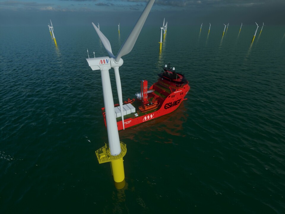 Utgangspunktet for utviklingen av Havyard 831 SOV var å designe et kompakt, effektivt og lønnsomt skip for mindre parker. Når vi nå kan skrive kontrakt nummer to på dette designet, så viser det at vi har lykkes i å skape et design som innfrir forventningene, sier Design Manager Arve Helsem Leine. Illustrasjon: Bow Vision