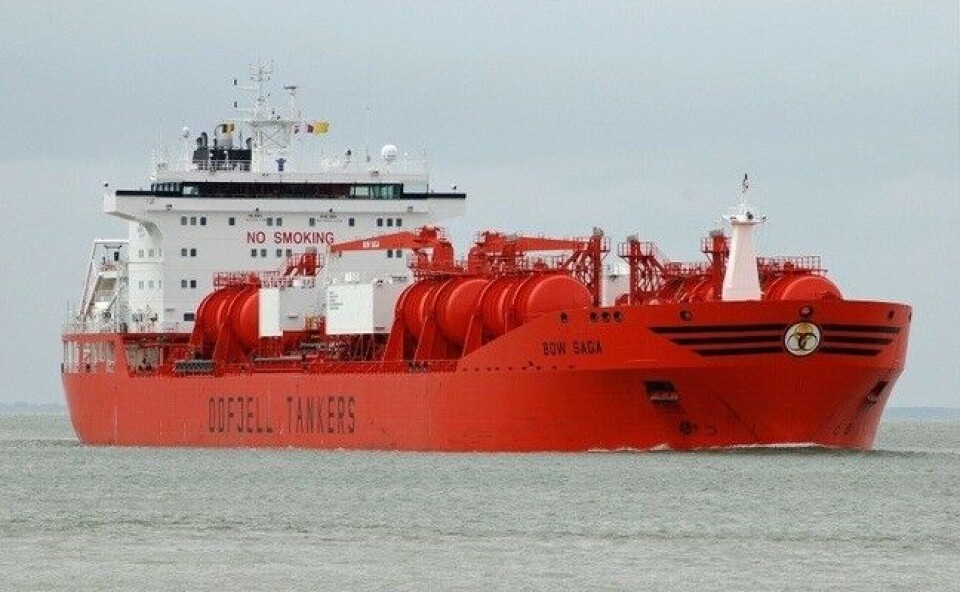 Røde tall fra Odfjell i fjerde kvartal Foto: Odfjell