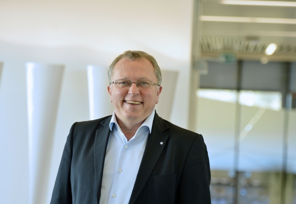 Konsernsjefen i Statoil, Eldar Sætre har grunn til å smile. Foto: Harald Pettersen