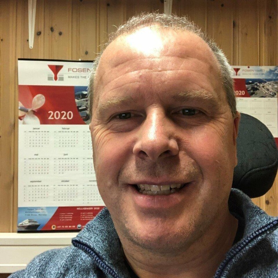 Per Ivar Willumsen er prosjektleder for bygg 93 hos Fosen Yard. Foto: Privat