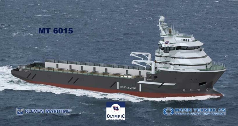 Olympic Shipping AS kontraherer nytt skip hos Kleven Maritime
