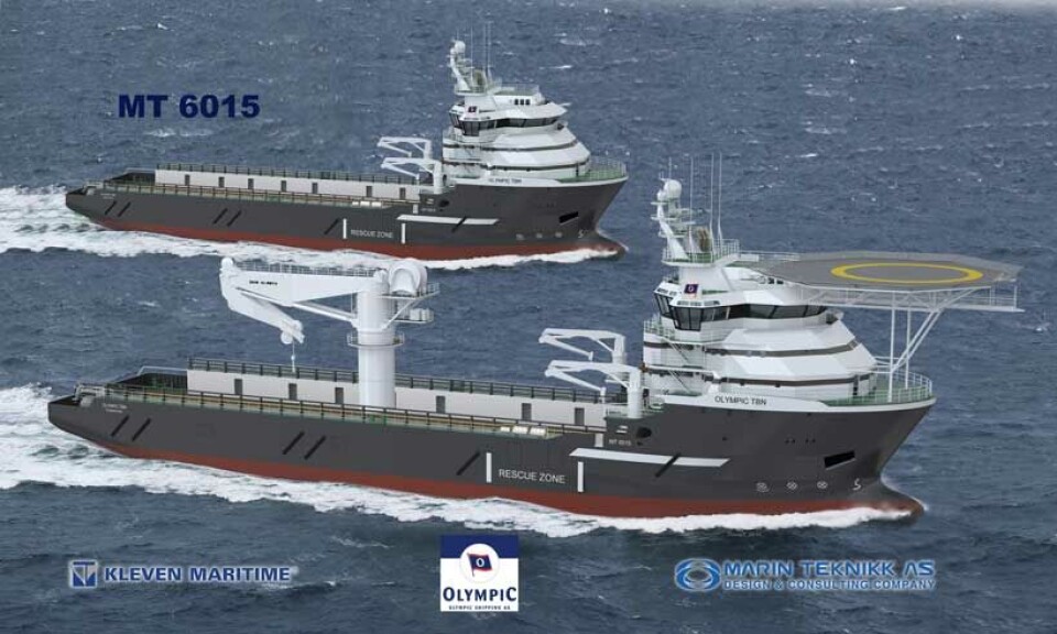 Olympic Shipping stadfestar opsjon