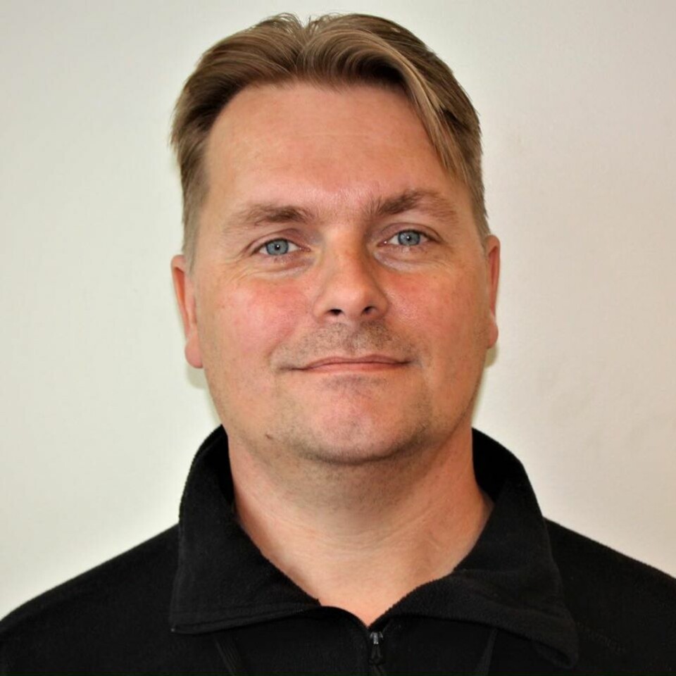 Helge Martin Markussen er journalist i Skipsrevyen. Foto: Andrea Bærland
