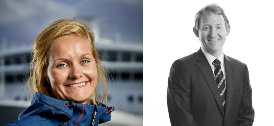 Asta Lassesen blir kommersiell direktør, mens Torleif Ernstsen tar over som finansdirektør. Foto: Hurtigruten/Carneige