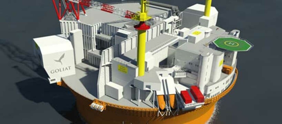 Eni Norge tildeler Goliat FPSO-kontrakt