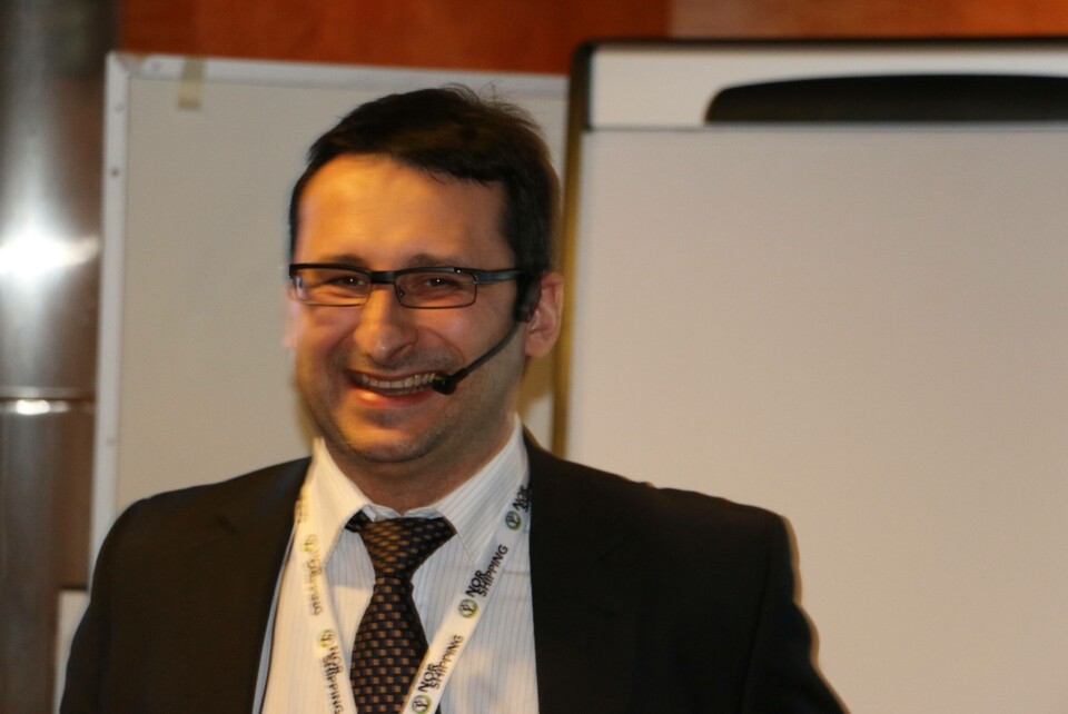 DNV GL analytiker Jakub Walenkiewicz på ERFA 2016.