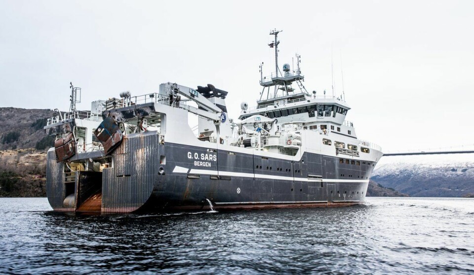 Det største kakestykket går til «G. O. Sars», som ble levert i 2003 og nå skal oppgraderes for 17,6 millioner. Foto: Christine Fagerbakke / Havforskingsinstituttet