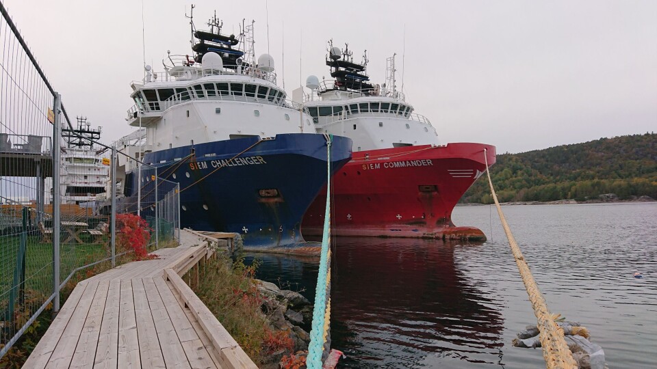 Flere av mannskapene på «Siem Challenger» og «Siem Commander» har fått oppsigelse. Foto: Sigbjørn Larsen