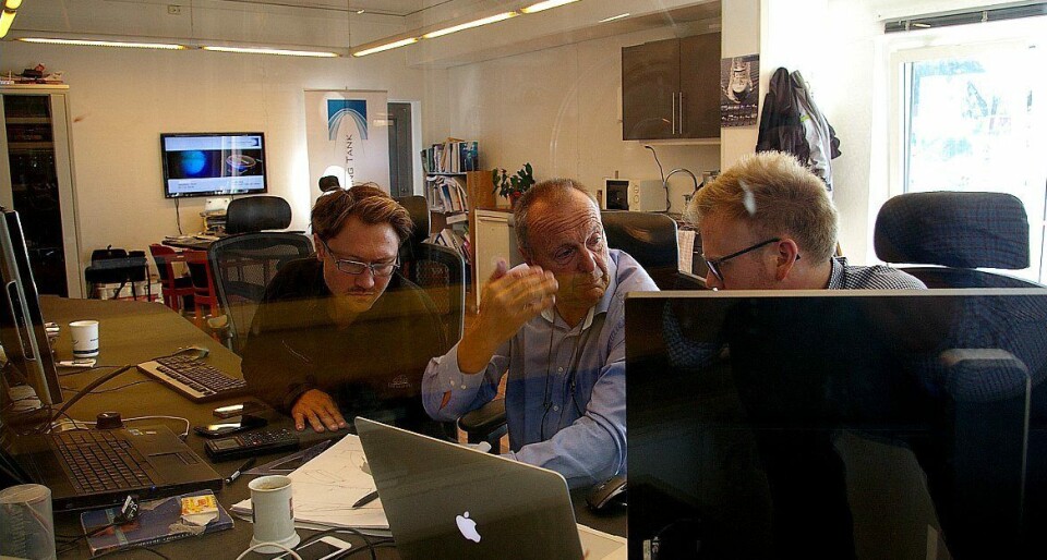 Entreprenørskap er en viktig drivkraft for Gunnar Carlson. Bildet er tatt på Stadt Towing Tank. Foto: nett.no/Ogne Øyehaug