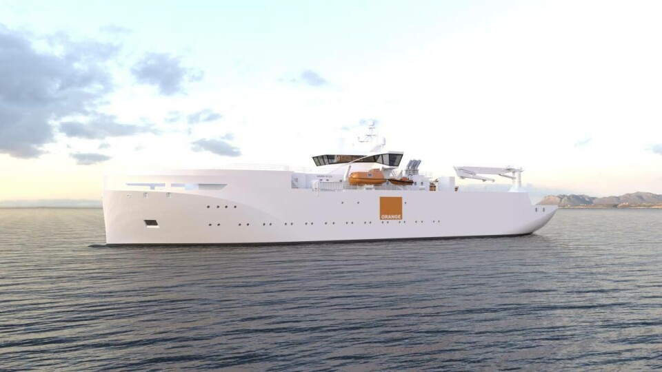 Orange Marine velger Vard-design