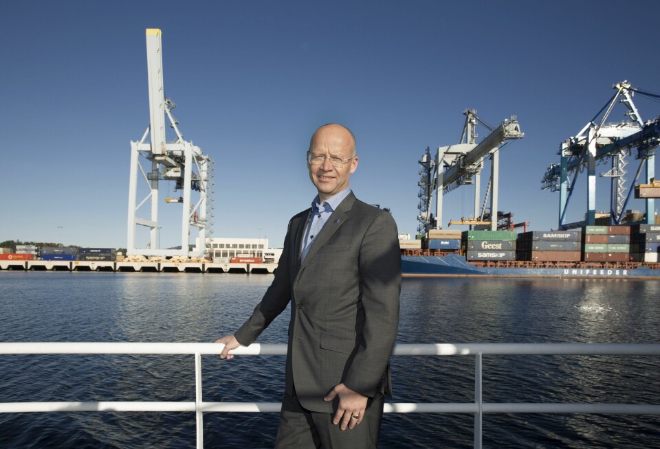 Ingvar M. Mathisen, havnedirektør.