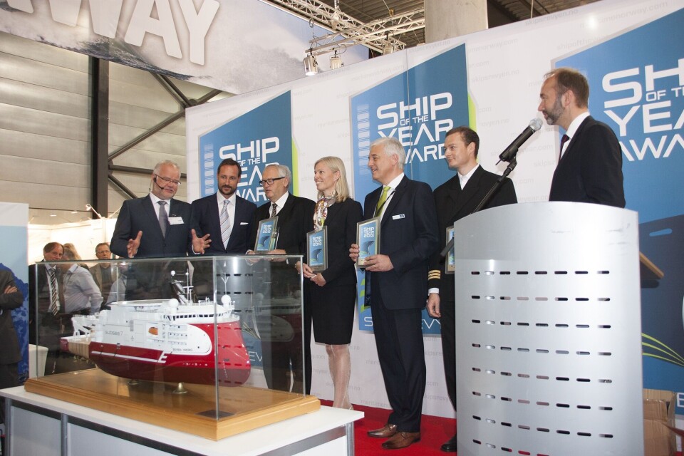 På Nor-Shipping 2013 var det Eidesvik sitt IMR-skip 'Seven Viking' som ble kåret til Ship of the Year. Hun var levert fra Ulstein Verft i januar samme år.