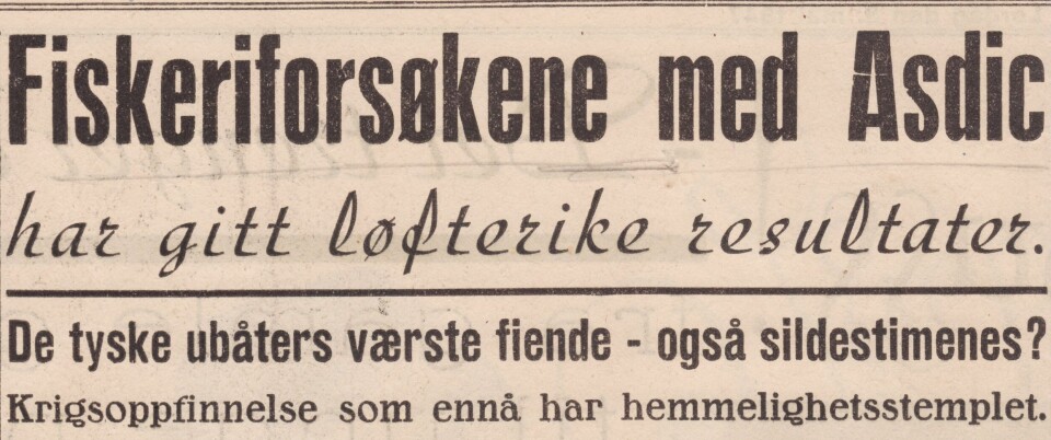 Faksimile fra Adresseavisen, 3. mai 1947.