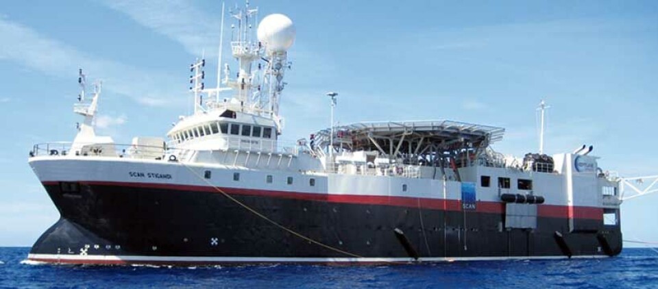 M/V “SCAN Stigandi” today, at sea and in full operations.