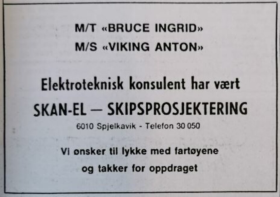 Faksimile fra Skipsrevyen nr 1/1971.