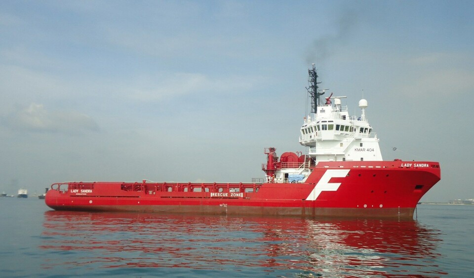Farstad Shipping har solgt 'Lady Sandra'. Foto: Farstad Shipping
