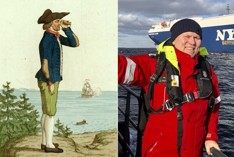 Losyrket har endret seg mye siden 1700-tallet, men målet er fortsatt det sammen: Sikre en trygg seilas langs kysten. Foto: Norsk Folkemuseum/Jim Pedersen.