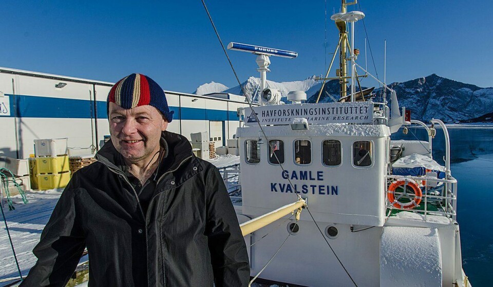 Torstein Kvalsvik er eigar av «Gamle Kvalstein», og har også vore skippar om bord i dei åra fartøyet har fungert som prøvetakingsbåt for Havforskingsinstituttet. Foto: Gunnar Sætra/HI