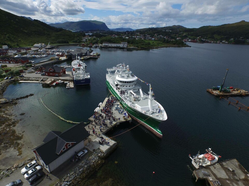 M/Tr 'Smaragd' fra Havyard til Smaragd AS er blant de omtalte nybyggene. Foto: Havyard