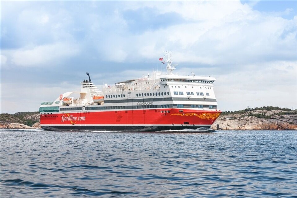 MS «Oslofjord» startet 20. juni i år seilinger på Fjord Lines nye linje mellom Sandefjord og Strömstad med to rundturer daglig. Trafikken på denne linjen bidrar til at Fjord Line i 2014 å få i underkant av én million passasjerer. (Foto: Fjord Line)