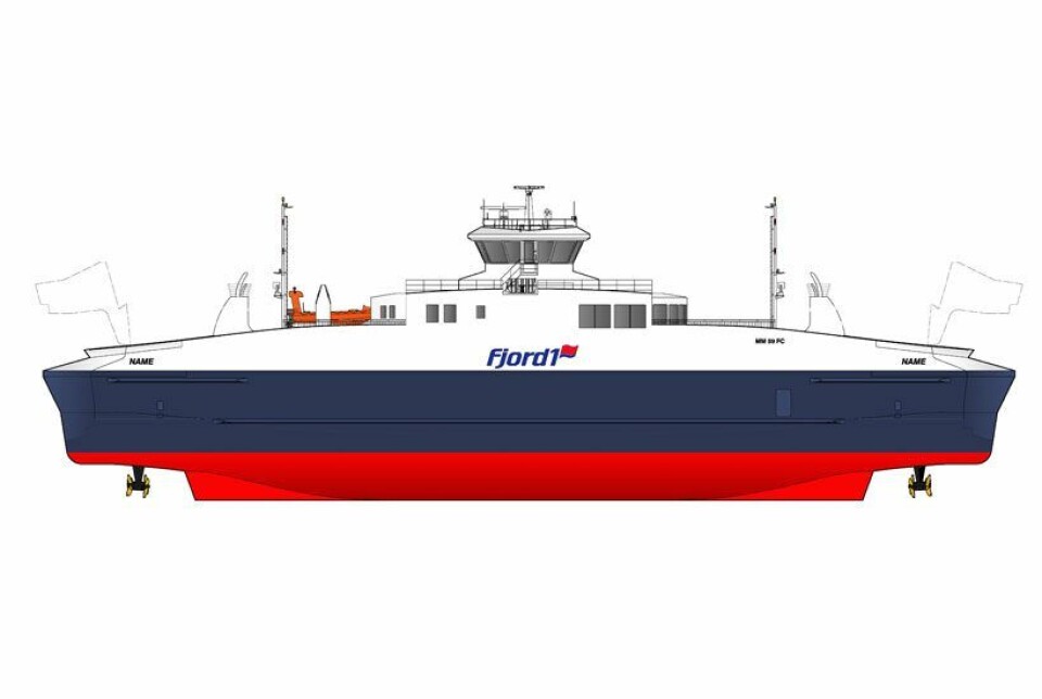 Fjord1 bygger 50-bilers ferje hos Fiskerstrand