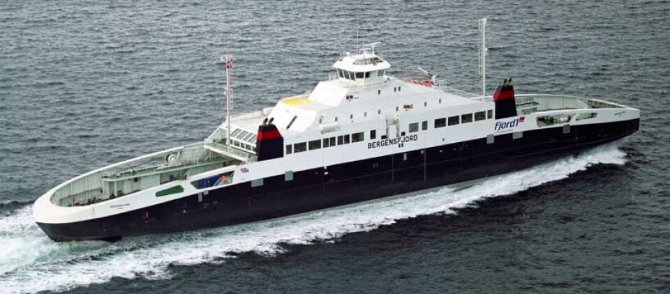 M/F «BERGENSFJORD» går idag i trafikk på dette sambandet. Foto: Harald Valderhaug.