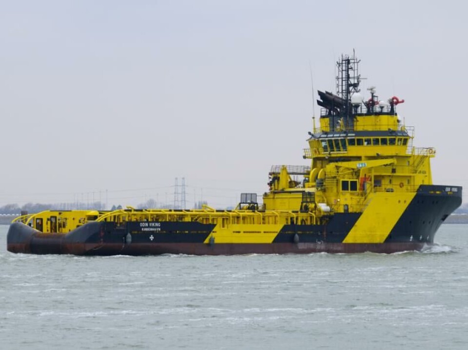 M/S 'Odin Viking', ex. 'San Fruttuoso' - Havyard Leirvik til Italia 2003. Foto: Rederiet