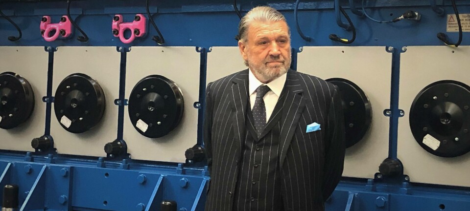 Langley snudde skuta