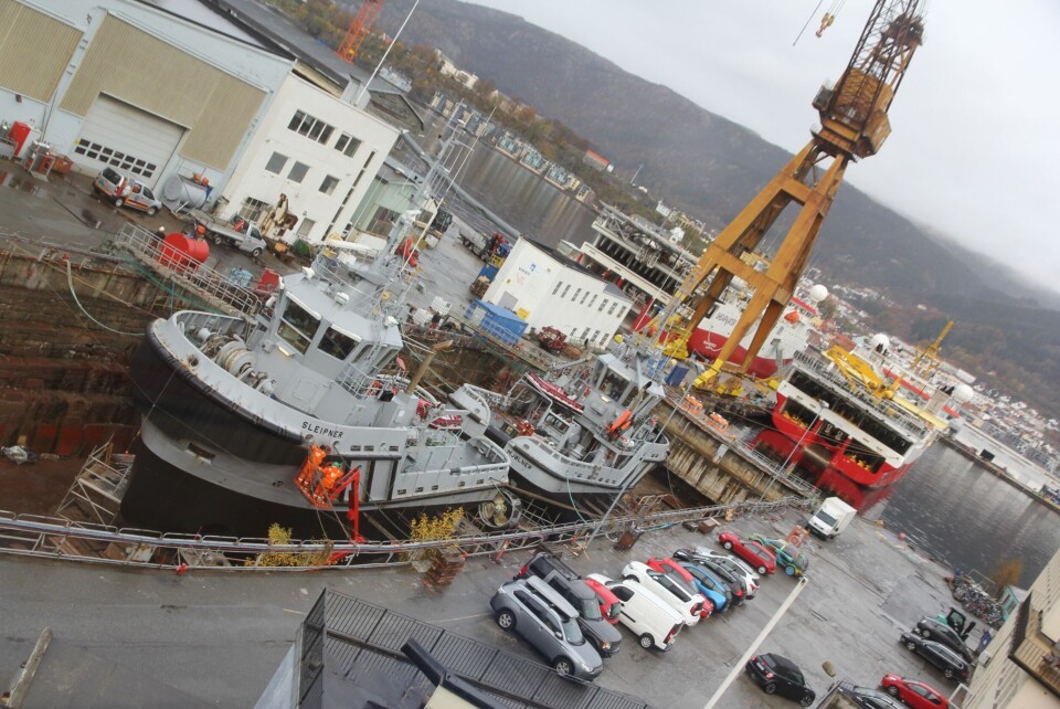 Bergen Group har fått tilgang til mer kai og verkstedplass. Foto: Bergen Group