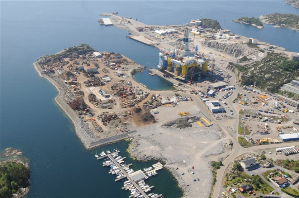 Bergen Group Hanøytangen. Foto: bergen Group