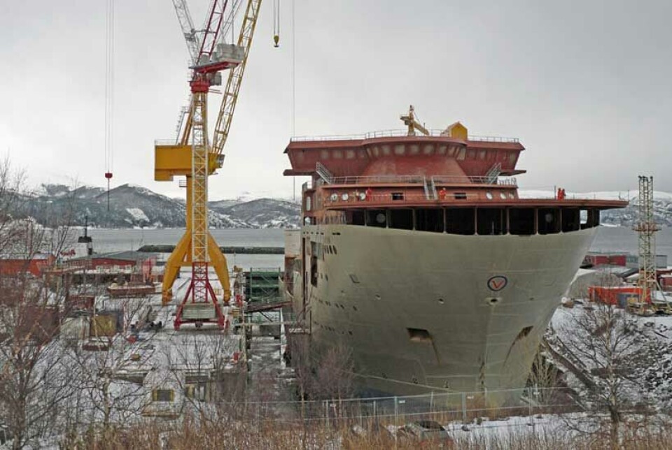 Bergen Group Fosen med underskudd i skipsbyggingsdivisjonen