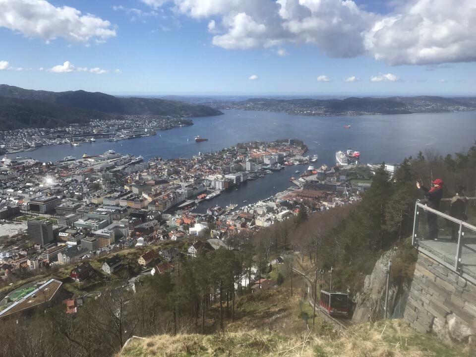 Fløyen troner på cruisetoppen i Norge. Foto: Sigbjørn Larsen
