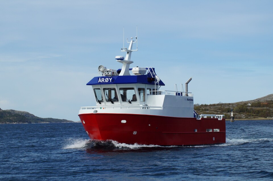 'Årøy' er en av to båter NRS Finnmark har bestilt fra Folla Maritime Service. Foto: Folla Maritime Service.