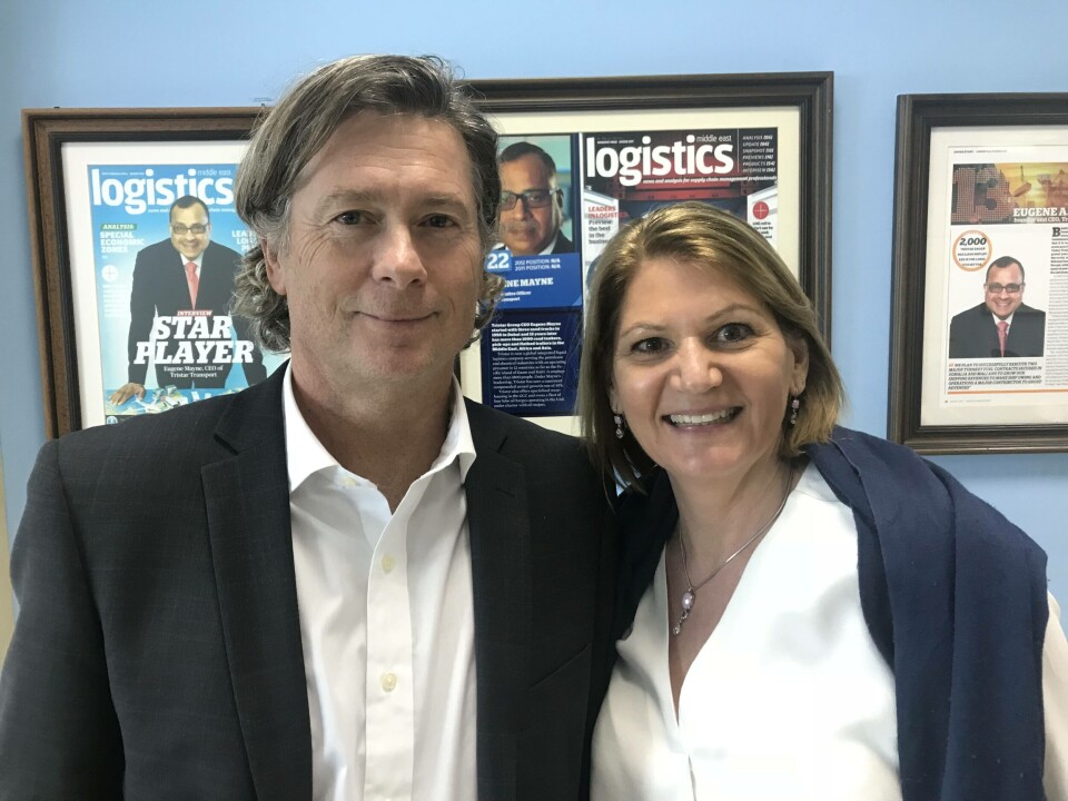 Christina Dupré Roos og Mark Fuhrmann fra Blue C.