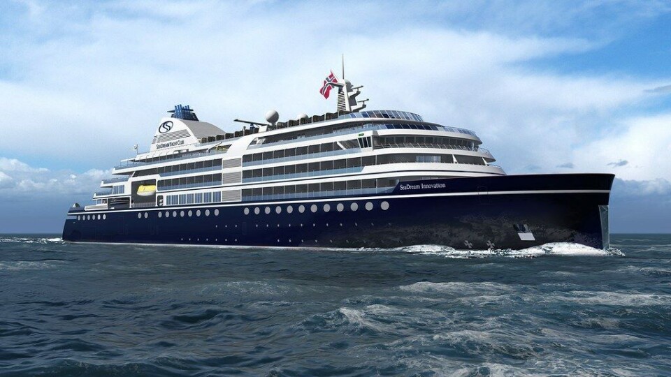 Atle Brynestads nye luksuriøse cruiseskip forblir foreløpig en drøm. Foto: SeaDream