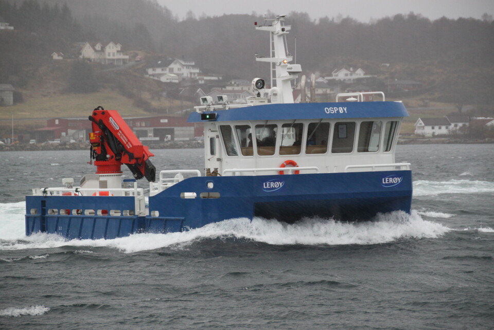 Arbeidsbåten Opsøy, Lerøy Vest, Fitjar Mekaniske Verksted