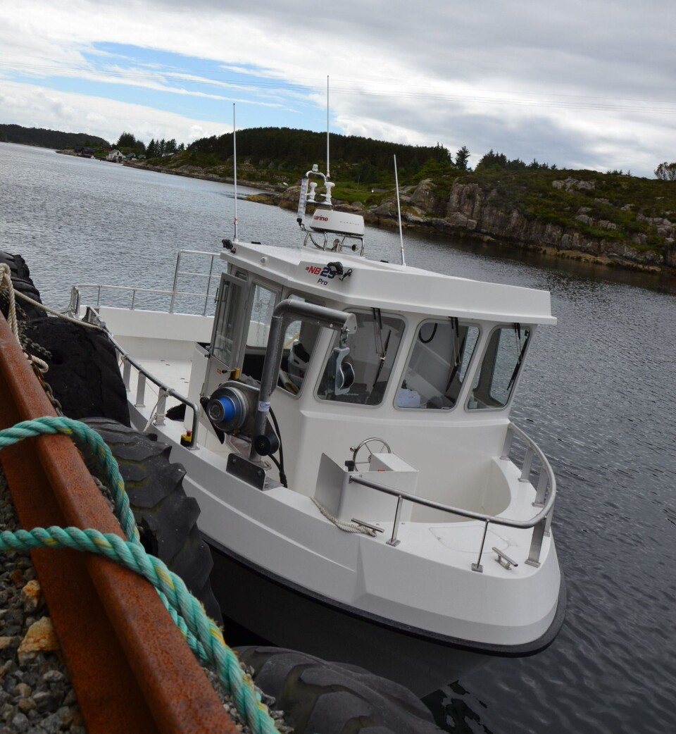 Den første av fire NB 29 pro ble overlevert til NOS i forrige uke. Den har fått navnet «RENSE». Foto: Linn Therese Skår Hosteland.